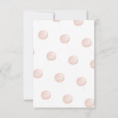 1月1日の誕生日ベアーピンクバルーン サンキューカード (裏面)