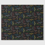 1月1日誕生日ギフト包装紙 ラッピングペーパー (フラット)