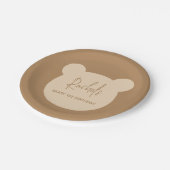 1月1日誕生日パーティー ペーパープレート (アングル)