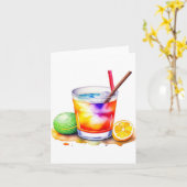 1月1日 二日酔いの日 B カード (黄色い花)