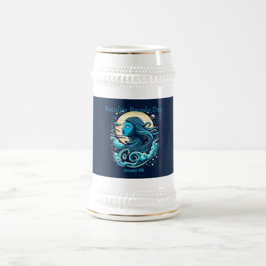 1月10日 – 奇妙な人の日 ビールジョッキ (中央)