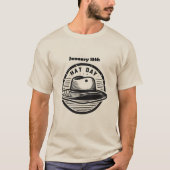 1月15日 – ハットデイ Tシャツ (正面)