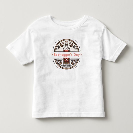 1月17日 – 海賊版記念日 トドラーTシャツ (正面)