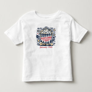 1月19日 – ポップコーンデー トドラーTシャツ