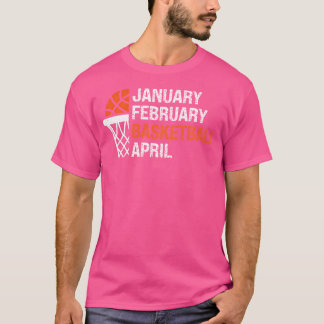 1月2日バスケットボール4月バスケットボールB Tシャツ