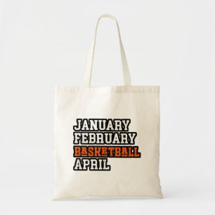 1月2日バスケットボール4月 トートバッグ