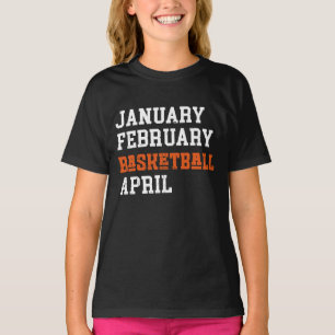1月2日バスケットボール4月 Tシャツ