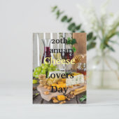 1月20日チーズラバーズデー ポストカード (スタンド正面)