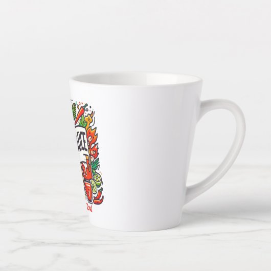 1月22日 – ホットソースの日 カフェラテマグ (右)