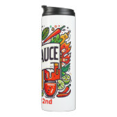 1月22日 – ホットソースの日 タンブラー (回転右)