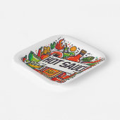 1月22日 – ホットソースの日 ペーパープレート (傾斜あり)