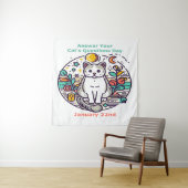 1月22日 – 猫の質問の日 タペストリー (インサイチュ)