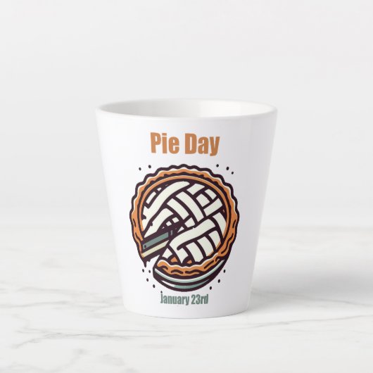 1月23日 – 円（日） カフェラテマグ (正面)