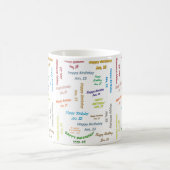 1月23日 誕生日マグカップ コーヒーマグカップ (中央)
