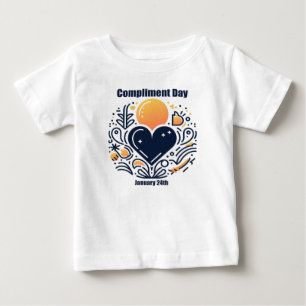 1月24日 – 賛辞の日 ベビーTシャツ
