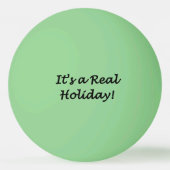 1月25日 – アイリッシュコーヒーデー 卓球ボール (裏面)