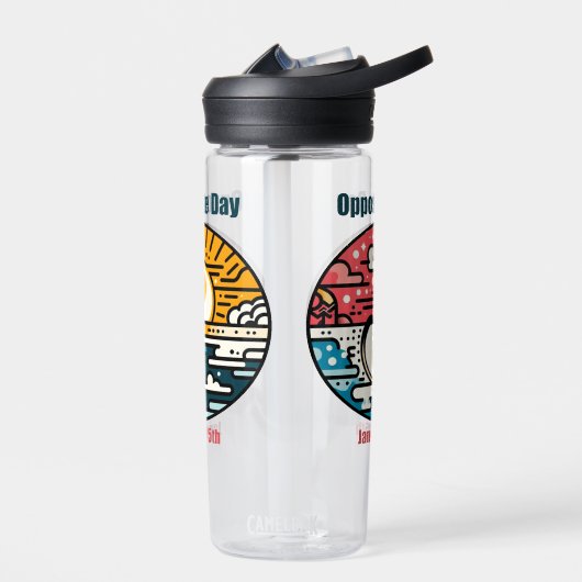 1月25日 – 反対日 ウォーターボトル (左面)