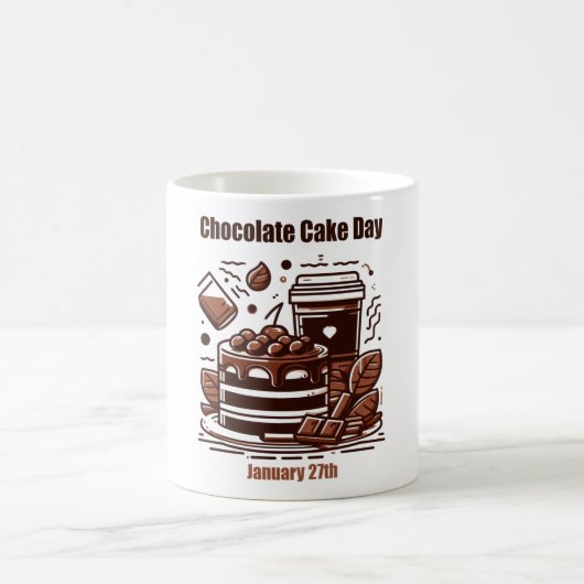 1月27日 – チョコレートケーキ コーヒーマグカップ (中央)