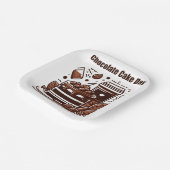 1月27日 – チョコレートケーキ ペーパープレート (傾斜あり)