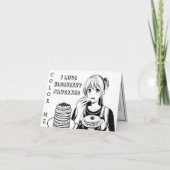 1月28日ブルーベリーパンケーキデー カード (裏面)