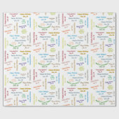 1月29日誕生日ギフト包装紙 ラッピングペーパー (フラット)