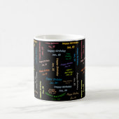 1月30日 誕生日マグ コーヒーマグカップ (中央)