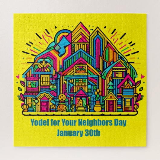 1月30日 – Yodel for Your Neighbor Day ジグソーパズル (縦)