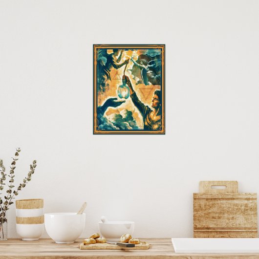 1月31日天使の神々のポスター ポスター (キッチン)