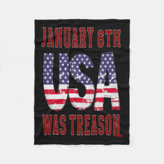 1月6日はアメリカ救反戦だった！ フリースブランケット