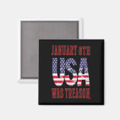 1月6日はアメリカ救反戦だった! マグネット (正面/裏面)