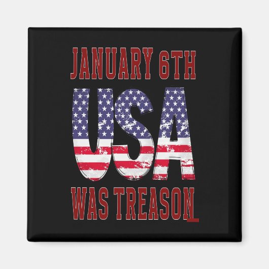 1月6日はアメリカ救反戦だった! マグネット (正面)