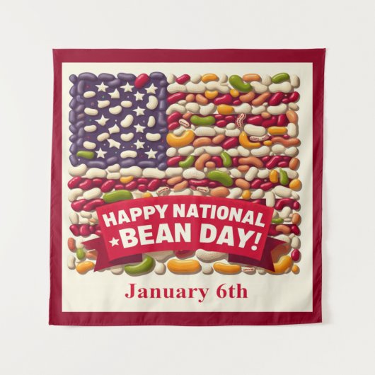 1月6日 – 豆の日 タペストリー (正面)