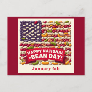 1月6日 – 豆の日 ポストカード