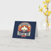 1月7日 - 国際おならの日 カード (黄色い花)