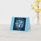 1月9日 - 静電気の日 カード (黄色い花)