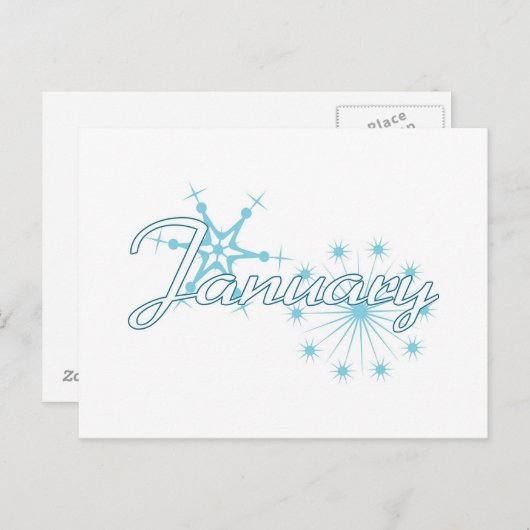 1月 ポストカード (正面/裏面)