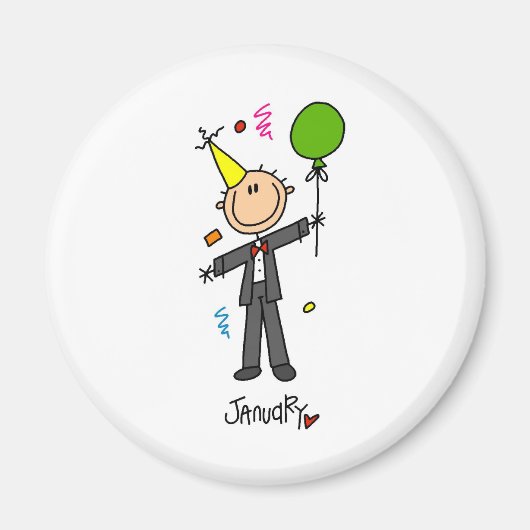 1月 マグネット (正面)