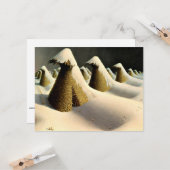 1月、素晴らし芸術byグラント・ウッド カード (正面/裏面インサイチュ)