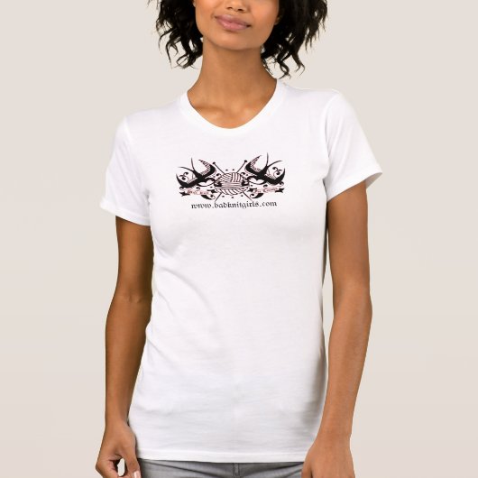 1月「08人のニットの女の子のレベッカのニットf… tシャツ (正面)
