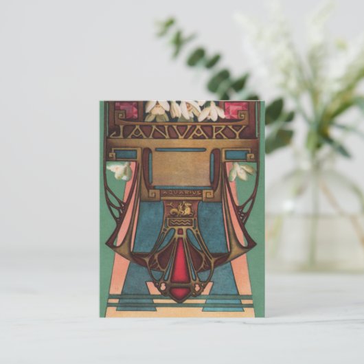 1月 – Aquarius ポストカード (スタンド正面)