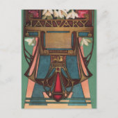 1月 – Aquarius ポストカード (正面)