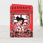 1月CATの誕生日 カード (裏面)