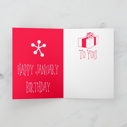 1月CATの誕生日 カード (内部)