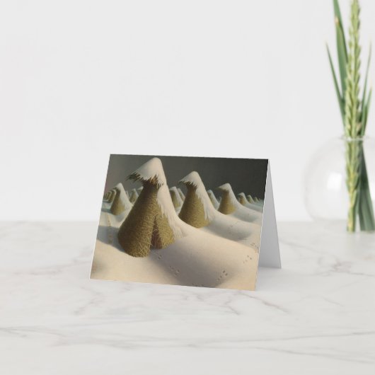 1月Grant Wood サンキューカード (正面)