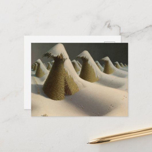 1月Grant Wood ポストカード (正面/裏面インサイチュ)