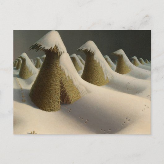 1月Grant Wood ポストカード (正面)