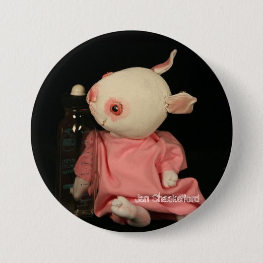 1月ShackelfordのバニーボタンLil 缶バッジ (正面)