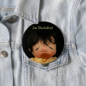 1月ShackelfordのベビーボタンYoshi金 缶バッジ (インサイチュ)