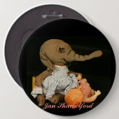 1月Shackelford象Gita 缶バッジ (正面&裏面)