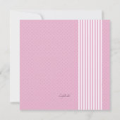 1本のキャンドルの写真付き誕生日招待状 招待状 (裏面)